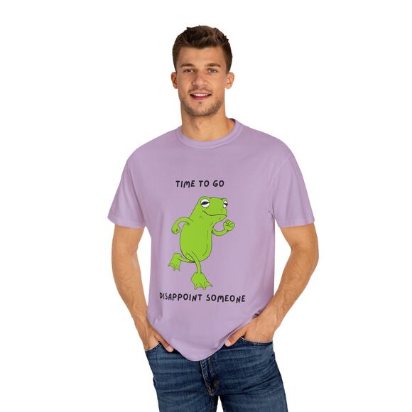 Comfort Colors Fun Frog Graphic Unisex T-shirt - Picture 3 of 7